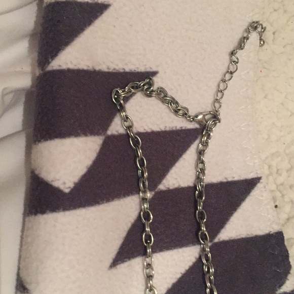 Long turquoise silver necklace - Picture 3 of 5